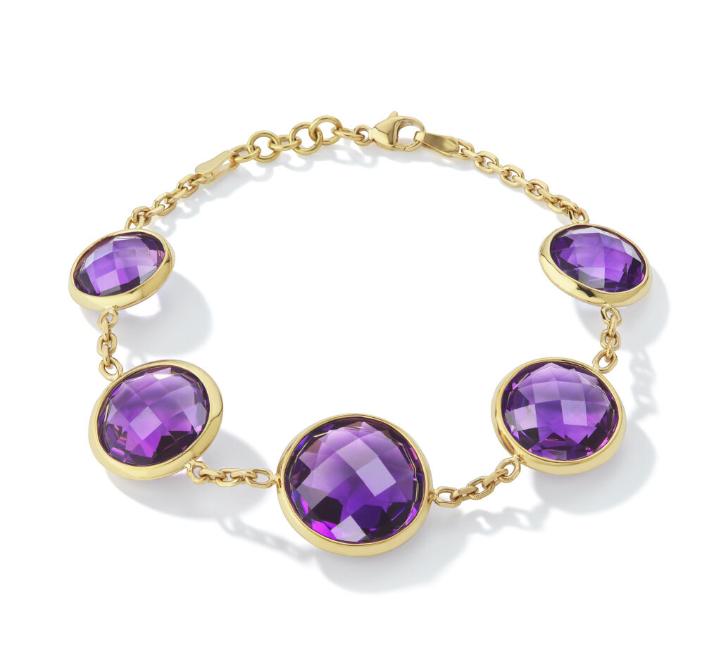 Amethyst is the birthstone for the month of February