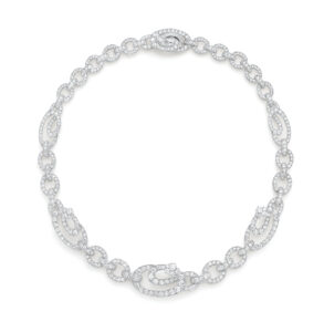 Necklace in 18K white gold with Diamonds (21.10 ctw.), $114,300; Picchiotti