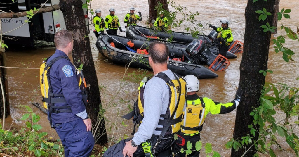 Federal Emergency Management Agency, or FEMA, mount rescue efforts in North Carolina. Source: @fema